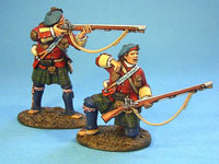 Fraser's Highlander (78.&nbsp;Regiment), schiessend und ladend