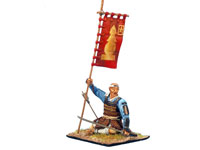 Wounded Ikko-Ikki Monk with Banner