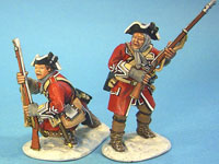 Britische Linieninfanterie vorgehend, 27. Regiment