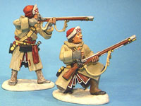 Unteroffizier und Korporalim Wintermantel, 27. Regiment
