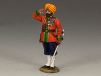 Ludhiana Sikhs Regiment Native Officer Saluting