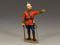 Standing Ludhiana Sikhs Regiment British Officer