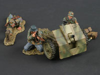 7,5cm IG mit Bedienung, Division HG (Normandie)