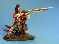 Grenadier kneeling firing