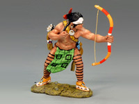 Warrior firing Bow and Arrow