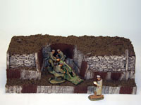 Sch�tzengraben mit M�rser-Stellung (ca. 30 x 12,5 cm)
