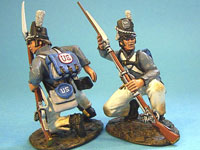 Scott's Brigade kniend ladend