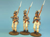Scott's Brigade 3 Figuren marschierend