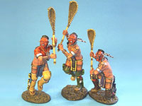 Woodland Indians, La Crosse spielend (3&nbsp;Fig.)