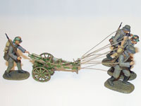 76mm Graben-M�rser, von 4 Mann gezogen