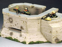 Atlantikwallbunker mit Besatzung