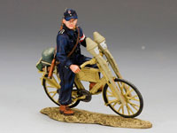 Young Soldier with Bicycle