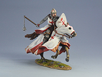 Crusader with Morningstar, white-red version